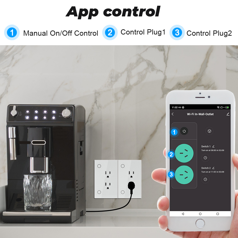 16A Tuya Soket Wifi Soket Us P - Smart Outdoor Plug ulasan dan harga