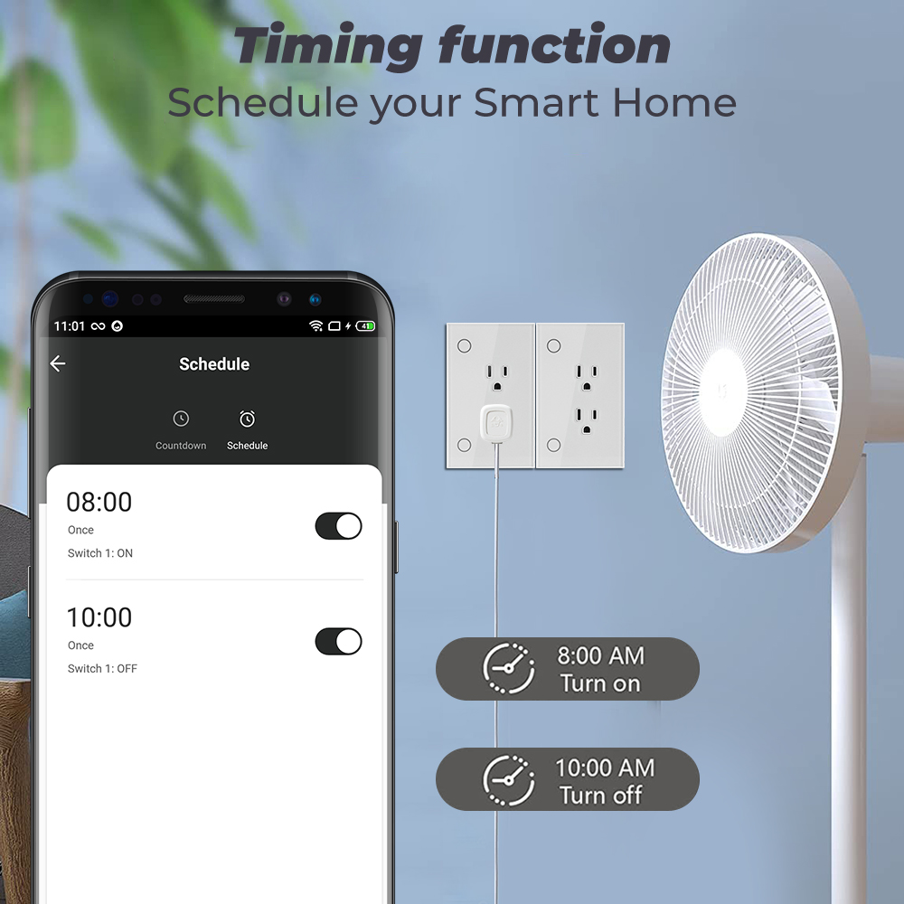 16A Tuya Soket Wifi Soket Us P - Smart Outdoor Plug ulasan dan harga