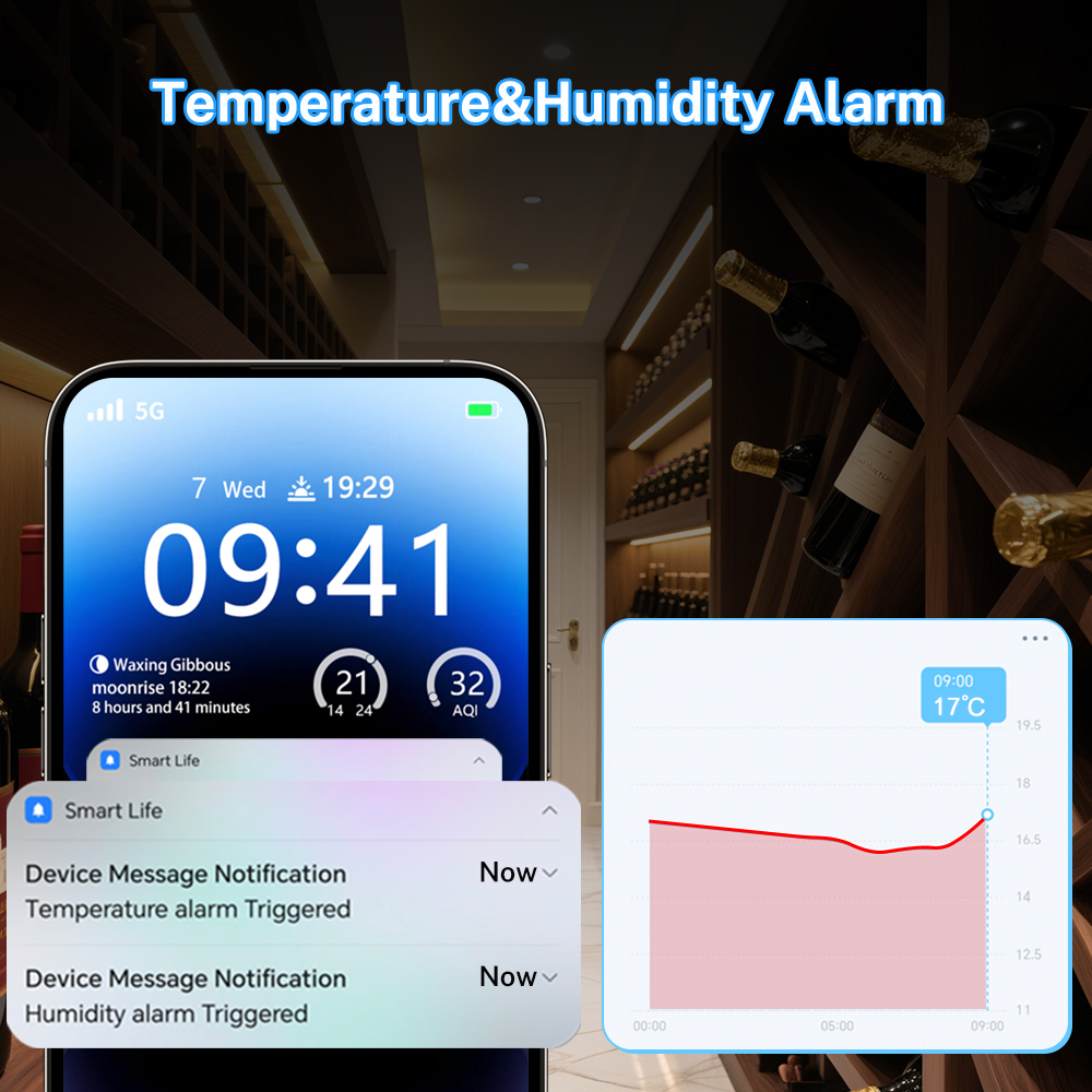 Sensor Kelembaban Suhu Tuya Zi - Zigbee Gateway ulasan dan harga