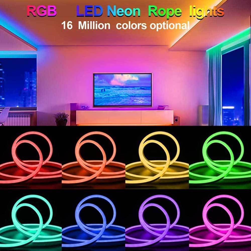 Lampu Strip LED Neon RGB Berte - Smart Power Strip ulasan dan harga