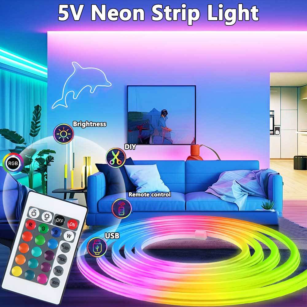 Lampu Strip LED Neon RGB Berte - Smart Power Strip ulasan dan harga