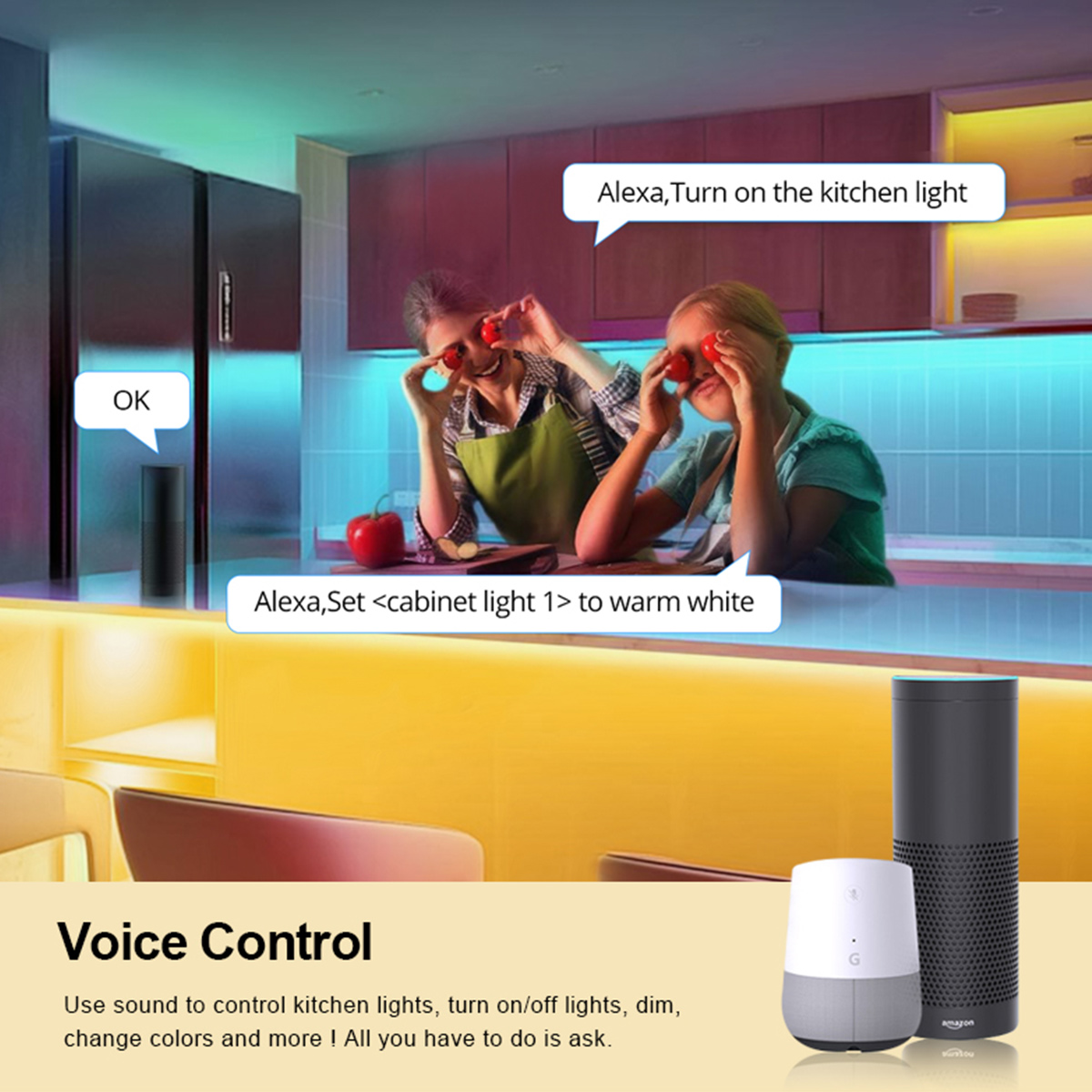 Pengendali Led RGB rumah pinta - Smart Home Llm ulasan dan harga