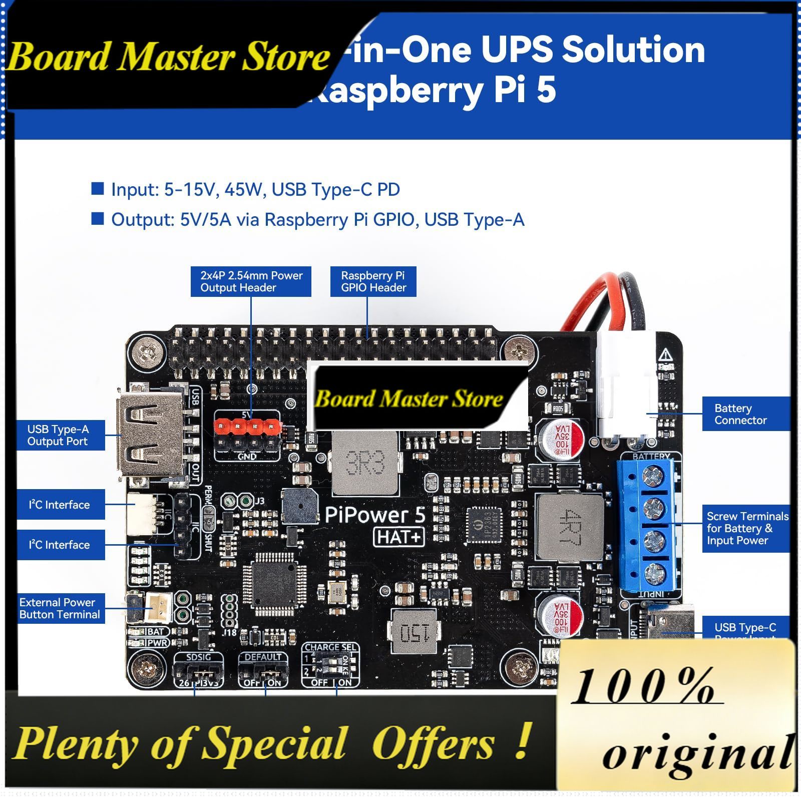 BoMaSPiPower 5 Raspberry Pi 5/ - Smart Home Nas ulasan dan harga