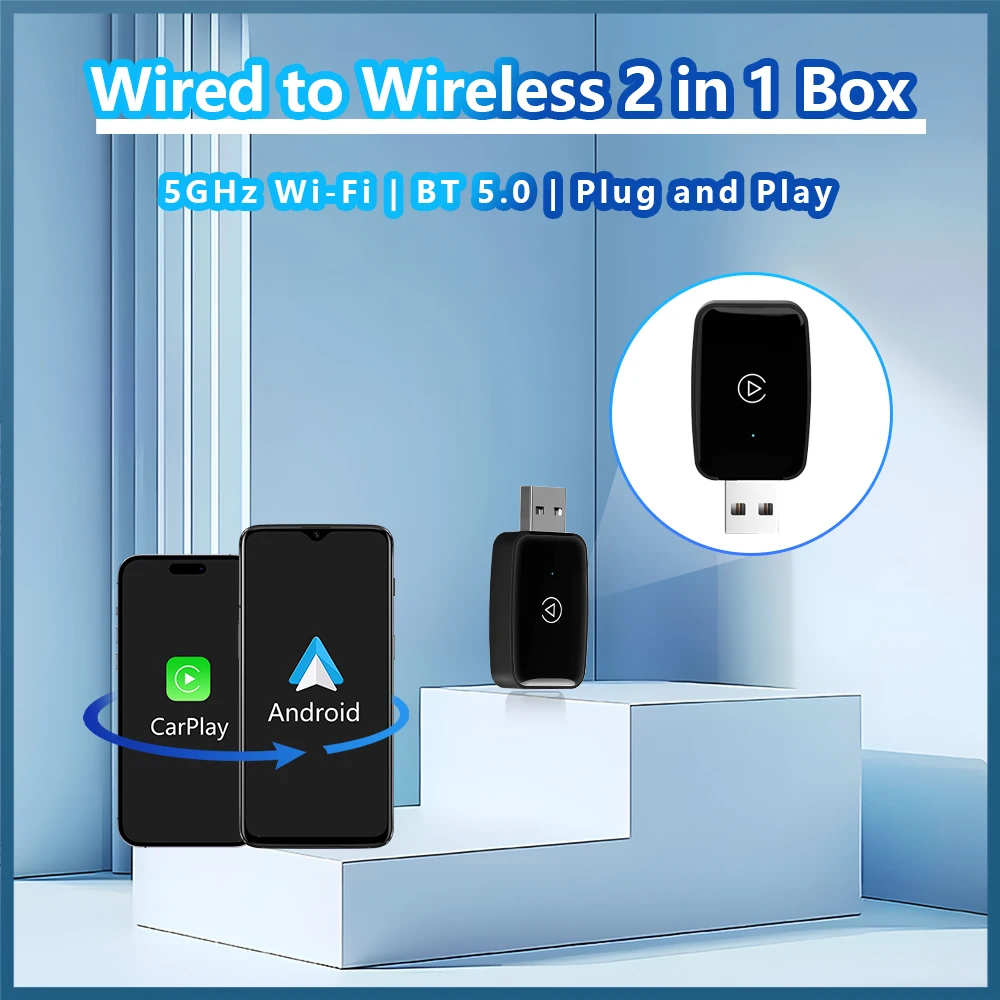 2025 Adaptor Nirkabel Carplay  - Wifi Smart Plug ulasan dan harga
