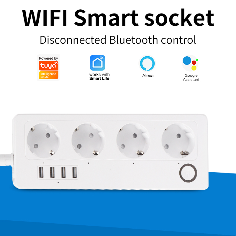 SIXWGH Tuya kabel ekstensi cer - Smart Power Strip ulasan dan harga