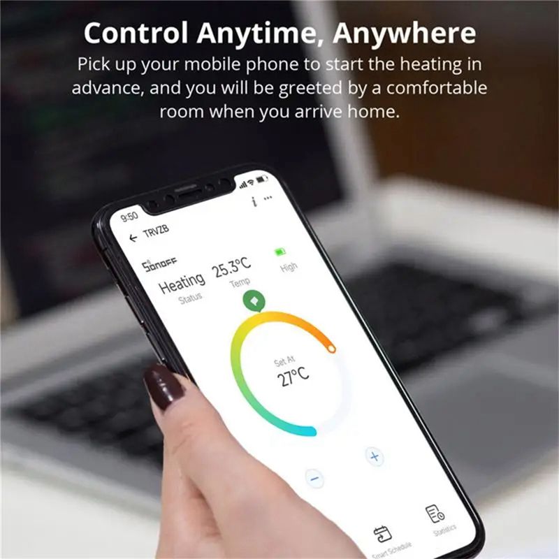 Katup Radiator Termostatik Cer - Smart Home Mqtt ulasan dan harga