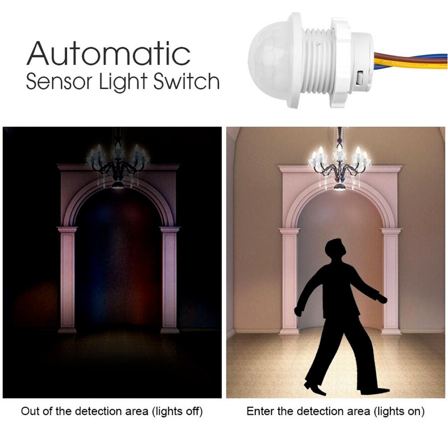 Detektor Sensor Gerak PIR Sake - Smart Home Outdoor ulasan dan harga