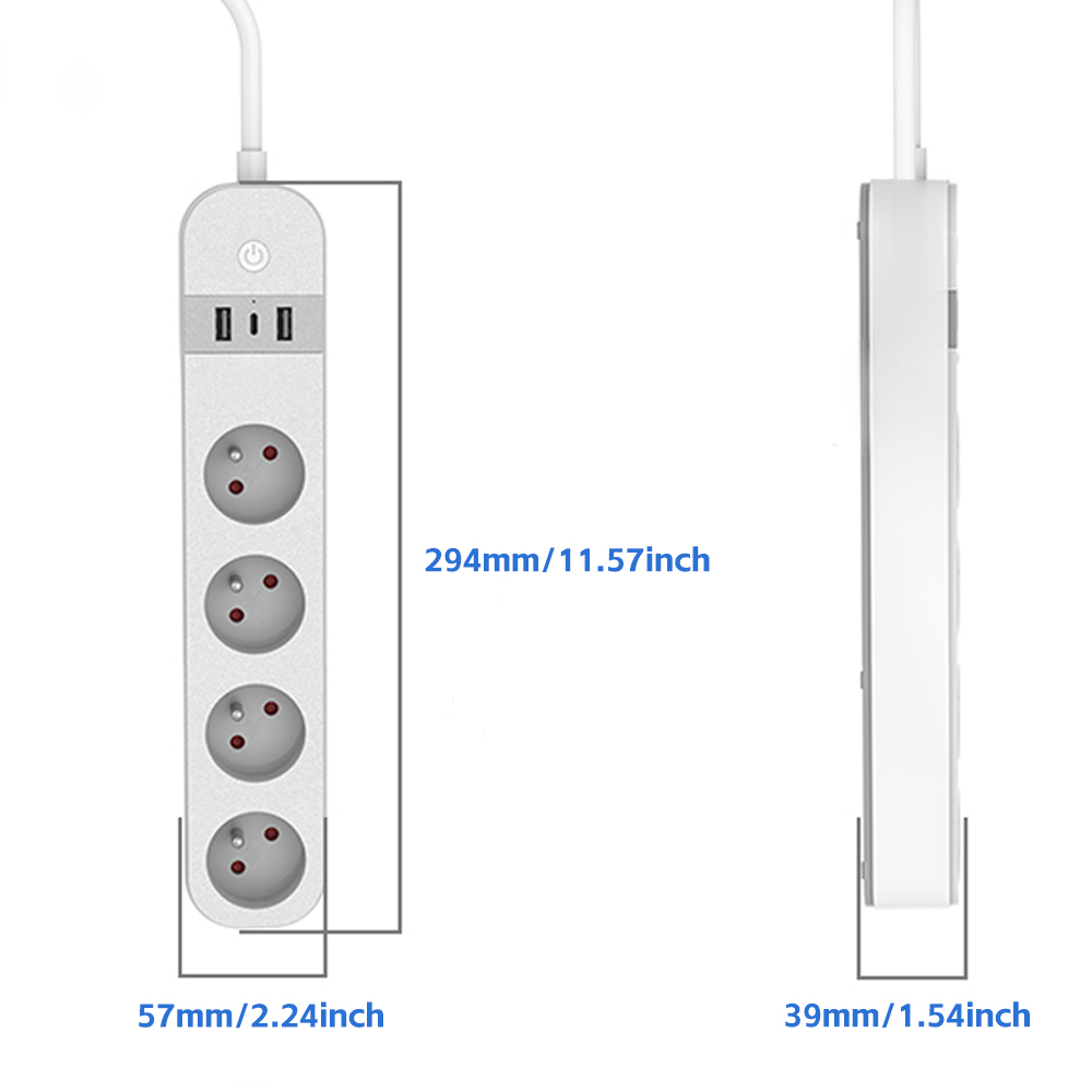 LELLKI FR WiFi Tuya Smart Powe - Smart Power Strip ulasan dan harga