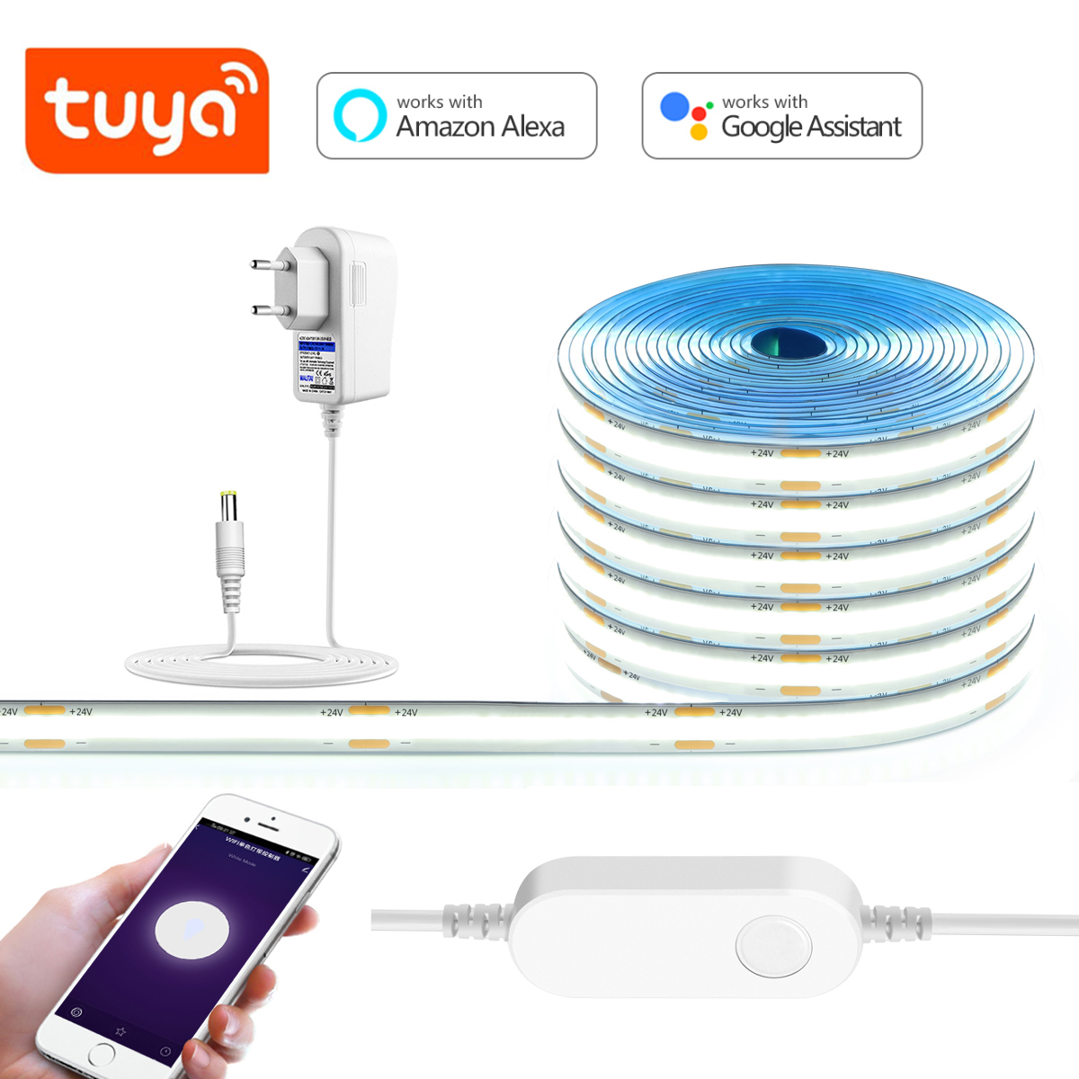 Lampu Strip LED COB 3M 5M 10M  - Smart Home Llm ulasan dan harga