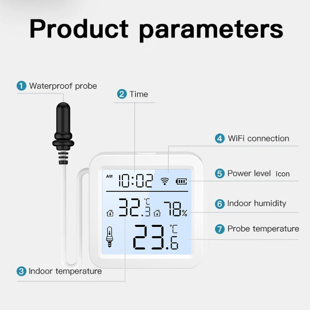 Sensor Suhu dan Kelembapan WiF - Smart Home Outdoor ulasan dan harga