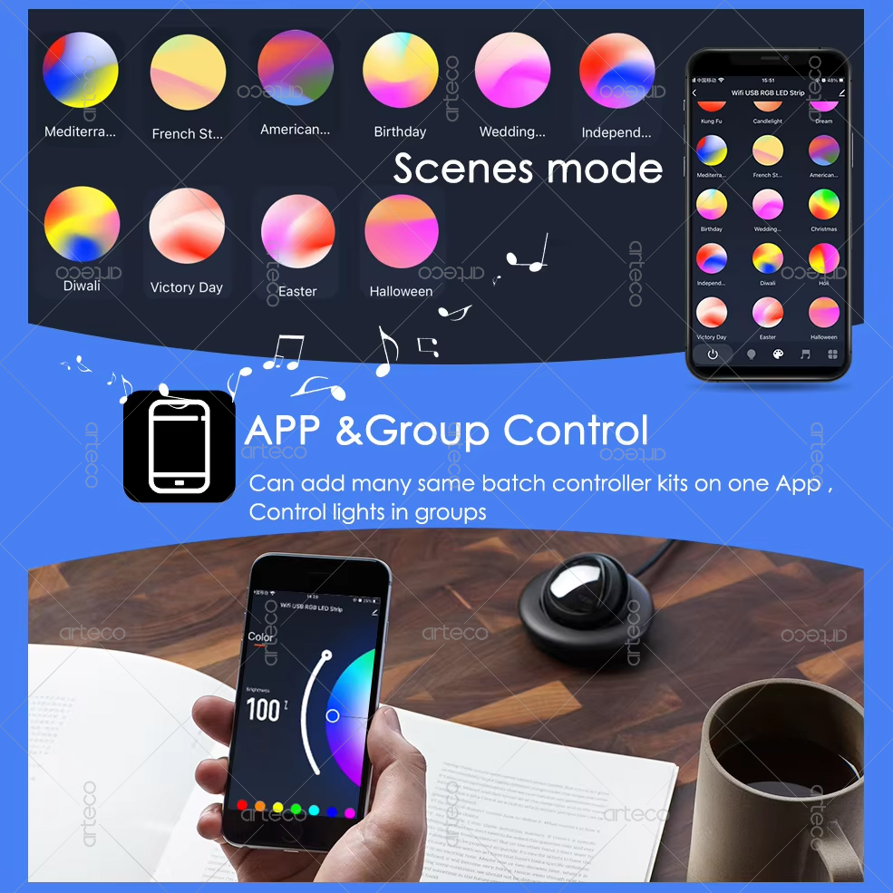 Lampu Led Cerdas Zigbee RGB St - Smart Home Llm ulasan dan harga