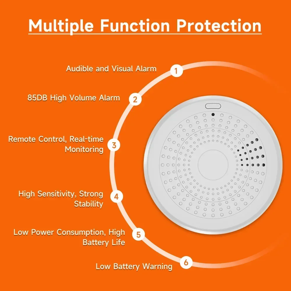 Detektor Asap dan CO Zigbee 2- - Smart Home Mqtt ulasan dan harga