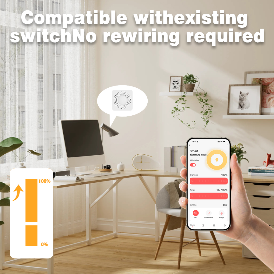 Sakelar Dimmer Tersembunyi WiF - Tuya Smart Switch ulasan dan harga
