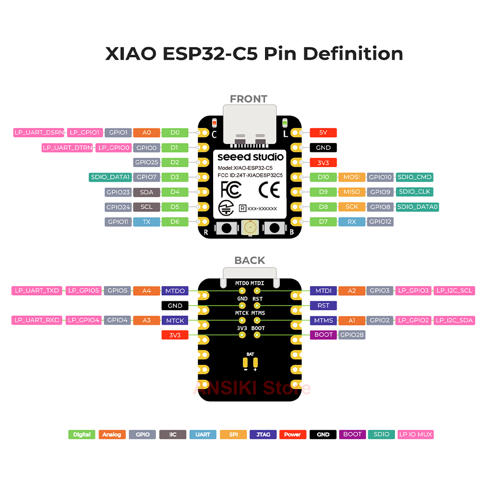 seeed studio XIAO ESP32-C5 Mod - Smart Home Mqtt ulasan dan harga